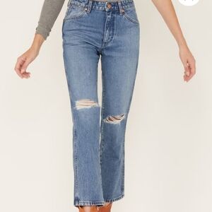 Wrangler Women's Blue Straight Leg Jeans